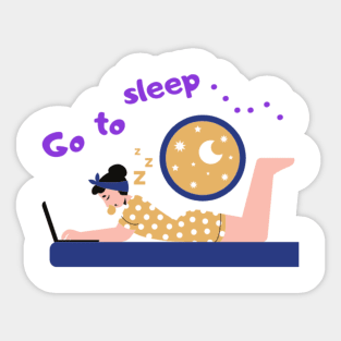 Go to sleep Sticker